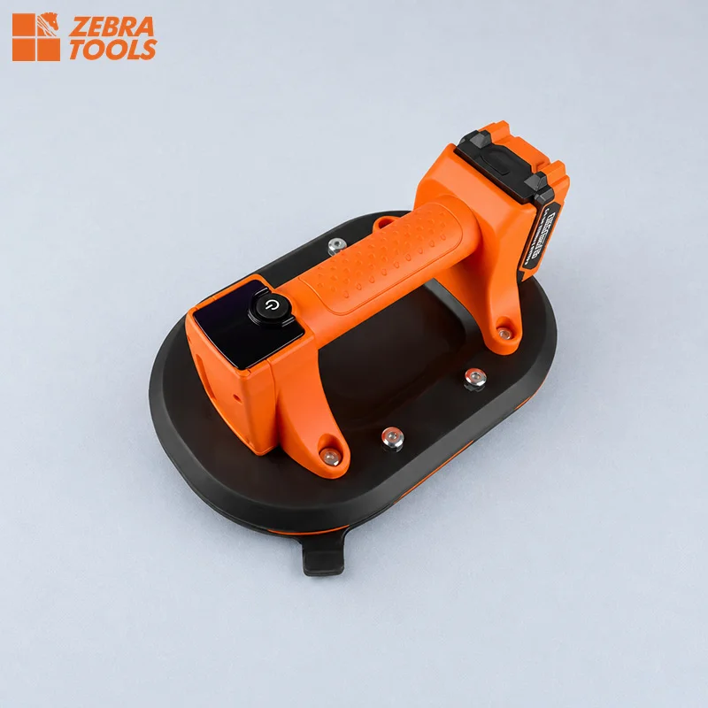 Manual suction cup with vacuum gauge — 8-inch, no battery required
